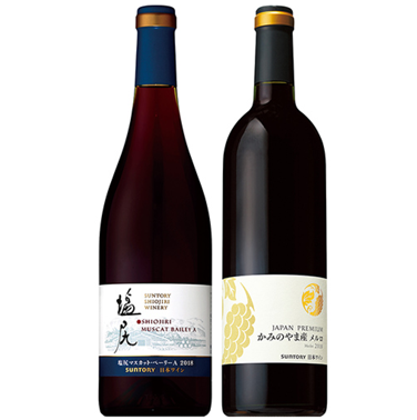 日本ワイン飲み比べセット１（750ml×1本×2種）