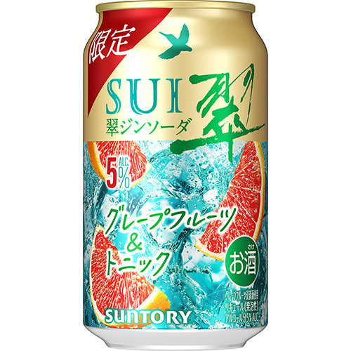 翠ジンソーダ〈グレープフルーツ＆トニック〉３５０ｍｌ缶 （350ml×24本）