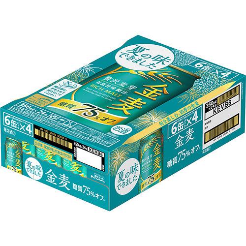 金麦〈糖質７５％オフ〉３５０ｍｌ（350ml×24本）